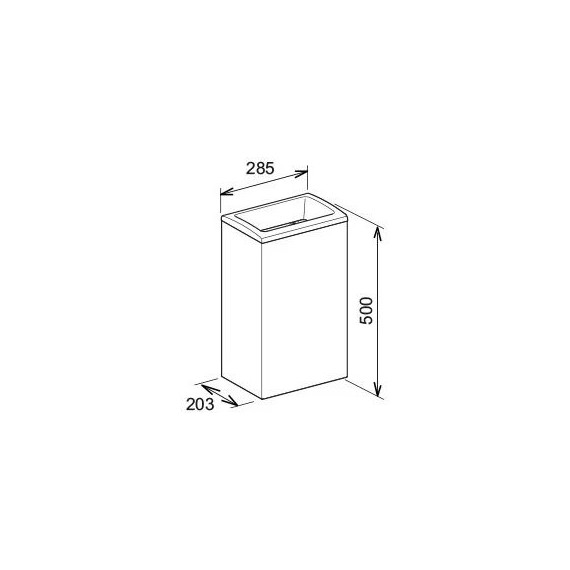 Ведро для мусора Keuco Moll 12788010001 фото 3