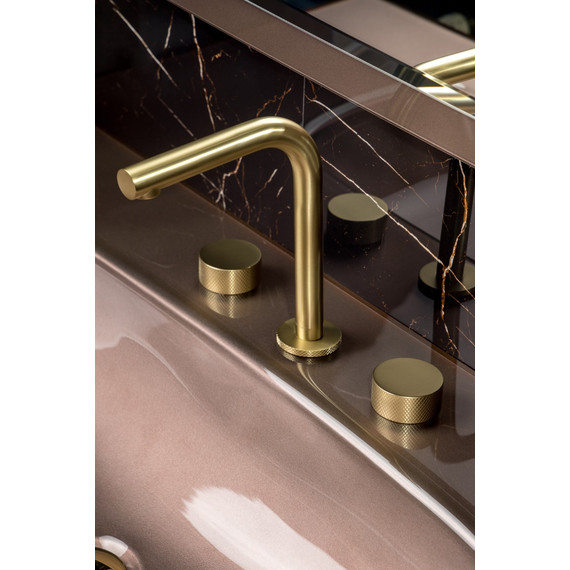 Смеситель для раковины Boheme Stick 152-MG.2, золото матовое фото 2