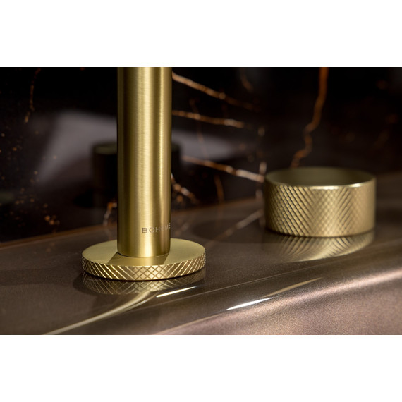 Смеситель для раковины Boheme Stick 152-MG.2, золото матовое фото 3