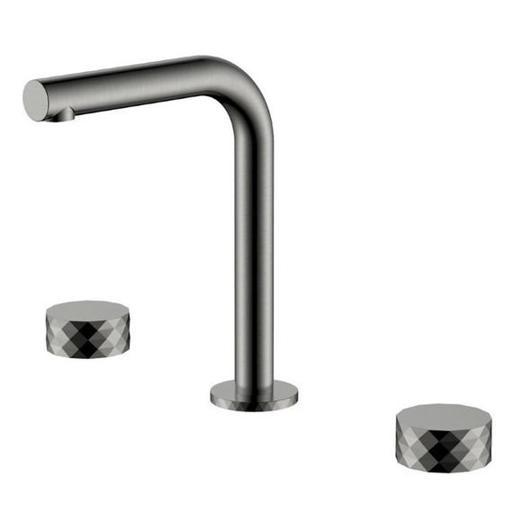 Смеситель для раковины Boheme Stick 152-SGM.1, графит глянец фото 