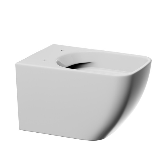 Унитаз подвесной безободковый Abber Ultra AC1303 с ультратонким ободком и тонкой крышкой микролифт фото 11