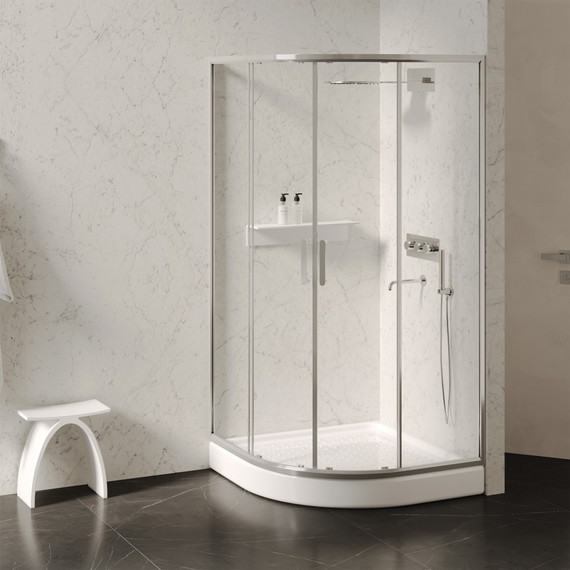 Поддон акриловый Abber 100x100 см AD3A100 фото 8