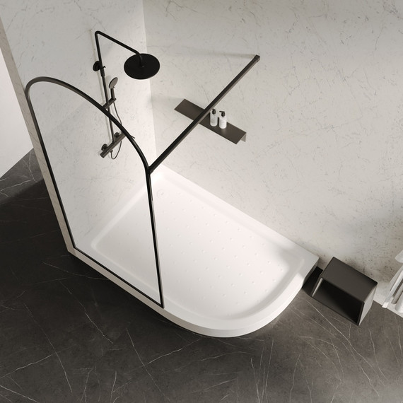 Поддон акриловый Abber 100x90 см AD3E109 L фото 7