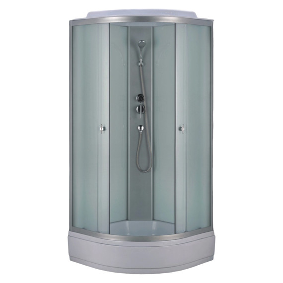 Душевая кабина Loranto 100x100 см CS-985TM/W-100 , белый/матовое фото 