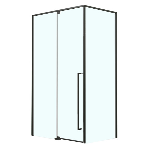 Душевое ограждение Azario MALE 100х100 см AZ-J50-100-MB-CL, чёрный матовый/прозрачное фото 