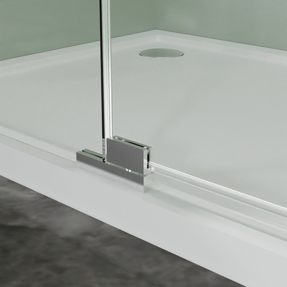 Душевое ограждение Azario MALE 90х90 см AZ-J50-90-MGR-CL, графит матовый/прозрачное фото 3