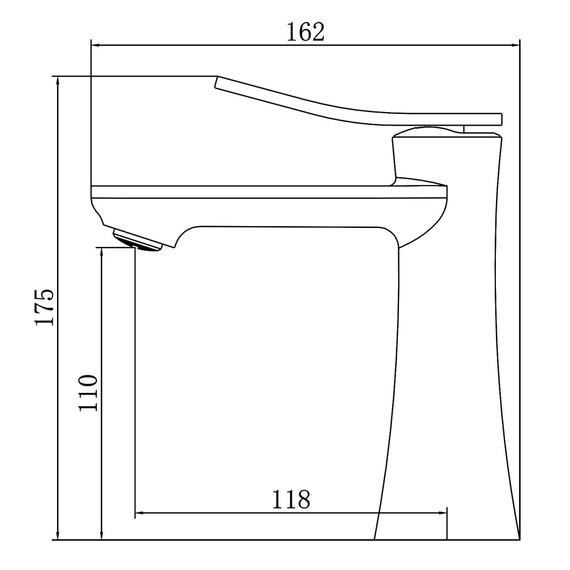Смеситель для раковины Azario Escaro AZ-K1074B, чёрный матовый фото 2