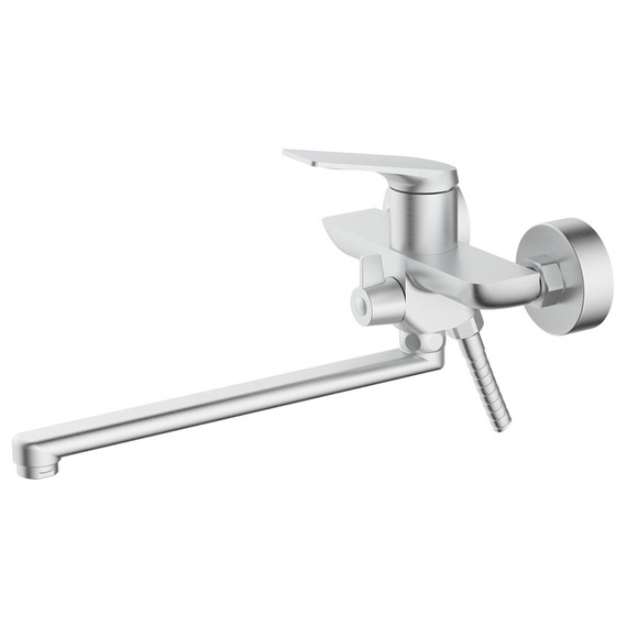 Смеситель для ванны Azario Lursy AZ-K1749BN, сатин фото 2