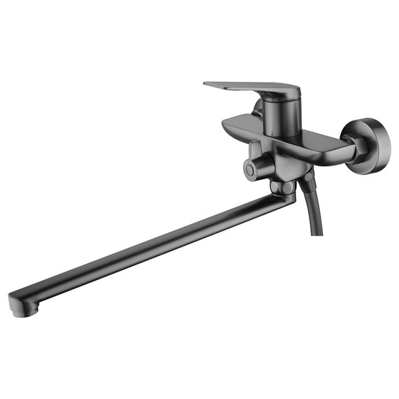 Смеситель для ванны Azario Lursy AZ-K1749GR, графит фото 2