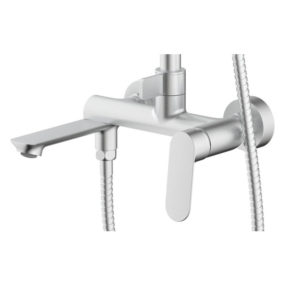 Душевая стойка Azario Alanti AZ-K2332-1BN, сатин фото 3