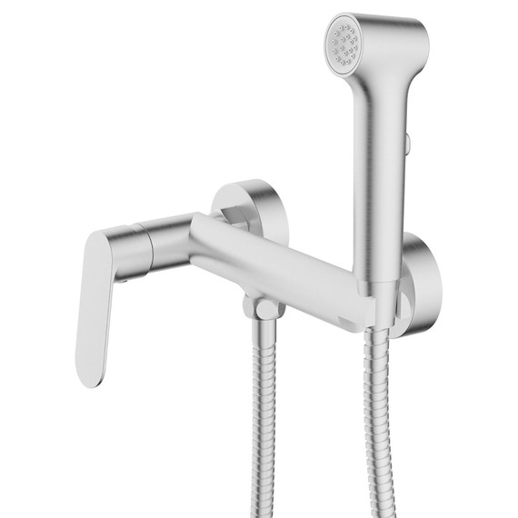 Набор для гигиенического душа Azario Alanti AZ-K2532BN, сатин фото 