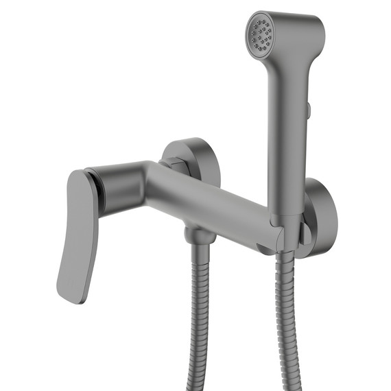 Набор для гигиенического душа Azario Escaro AZ-K2574GR, графит фото 