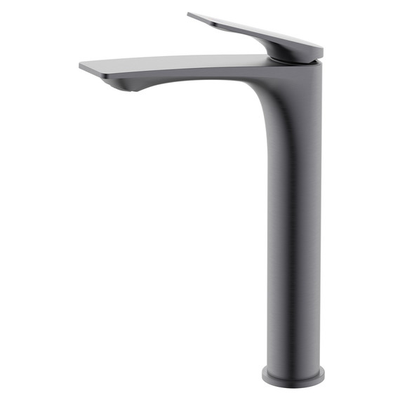 Смеситель для раковины высокий Azario Lursy AZ-K9049GR, графит фото 
