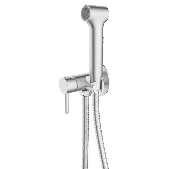 Гигиенический душ Azario Nyons AZ-KFX02BN (со скрытой частью) сатин фото 