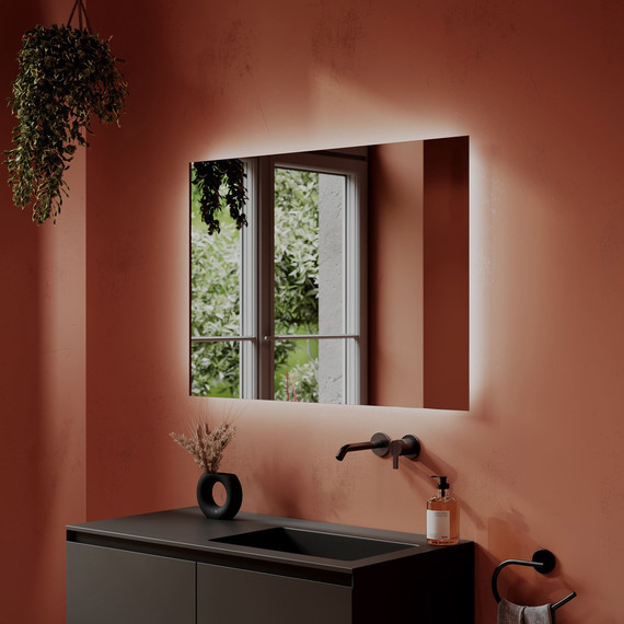 Зеркало Sancos Square 120х70 см SQ1200 фото 2