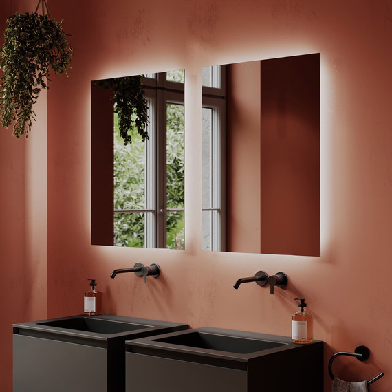 Зеркало Sancos Square 60х80 см SQ600 фото 2