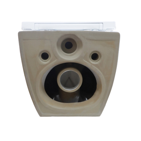 Унитаз подвесной безободковый Azario RUMBA AZ-5175T-WHT с тонкой крышкой микролифт (система смыва Торнадо) фото 8