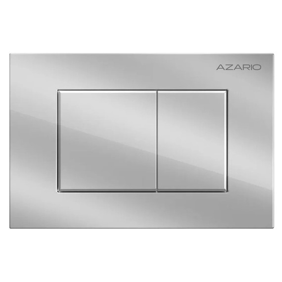 Кнопка смыва Azario NEW-TS AZ-SS-003-BR, серый матовый фото 