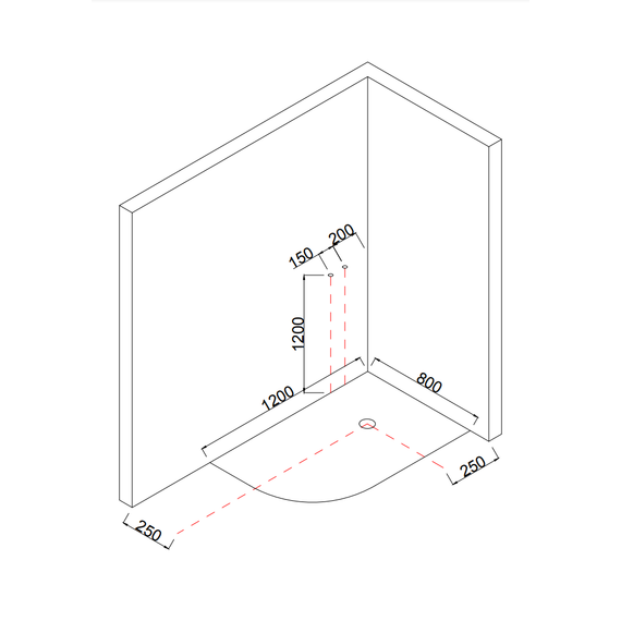 Душевая кабина Taliente 120x80 см TA-12080M(R), хром/матовое фото 6