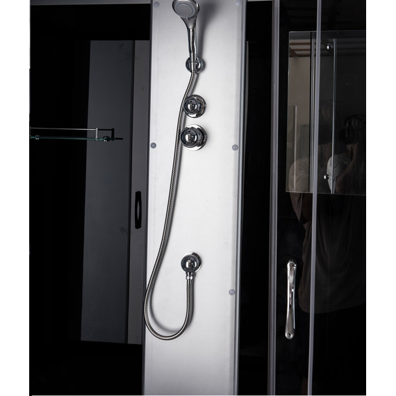 Душевая кабина Taliente 170x75 см TA-17075G, хром/тонированное фото 3