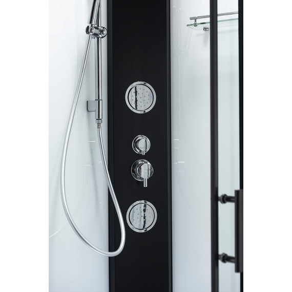 Гидробокс Taliente 100x100 см TA-100CB, чёрный/прозрачное фото 5