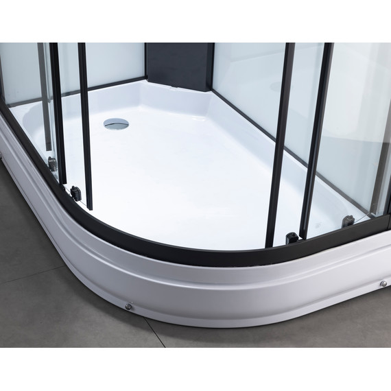 Гидробокс Taliente 120x80 см TA-128CB(L), чёрный/прозрачное фото 4