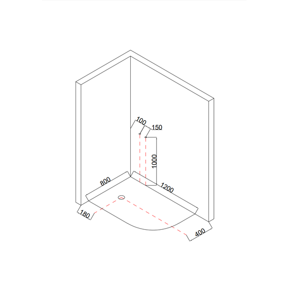Гидробокс Taliente 120x80 см TA-128CB(L), чёрный/прозрачное фото 9