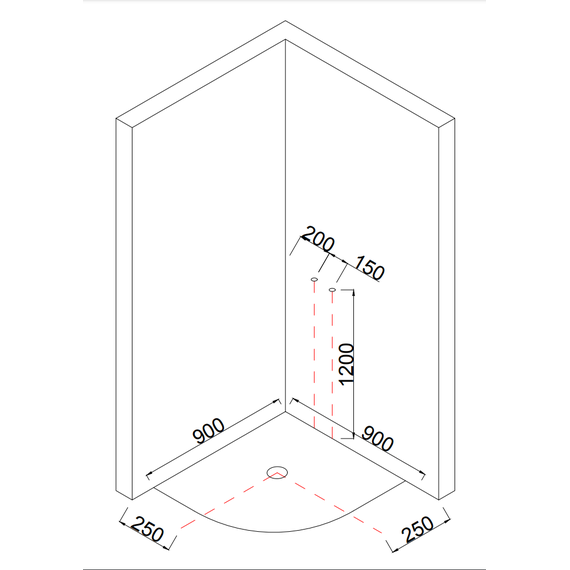 Душевая кабина Taliente 90x90 см TA-9090G, хром/тонированное фото 5