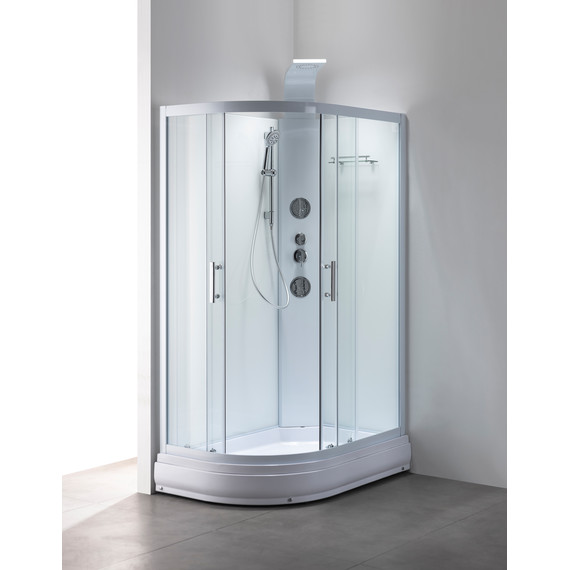 Гидробокс Taliente 120x80 см TA-128CW(R), белый/прозрачное фото 2