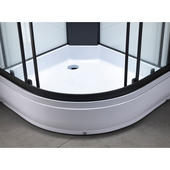 Душевая кабина Taliente 90x90 см TA-99CB, чёрный/прозрачное фото 4