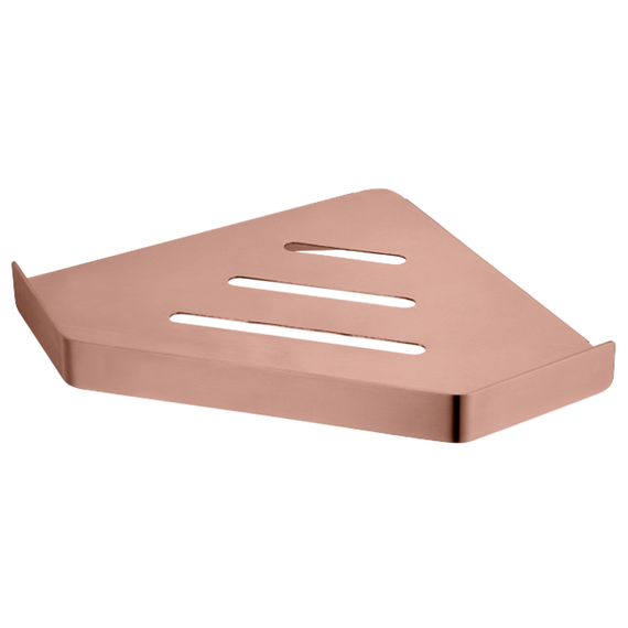 Полочка угловая Boheme New Venturo 10318-CB, цвет брашированная медь фото 