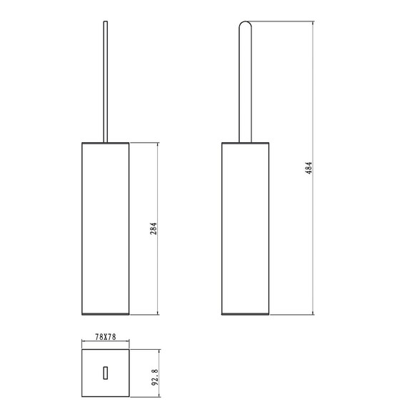 Ёршик для унитаза Boheme 10949-CR фото 3