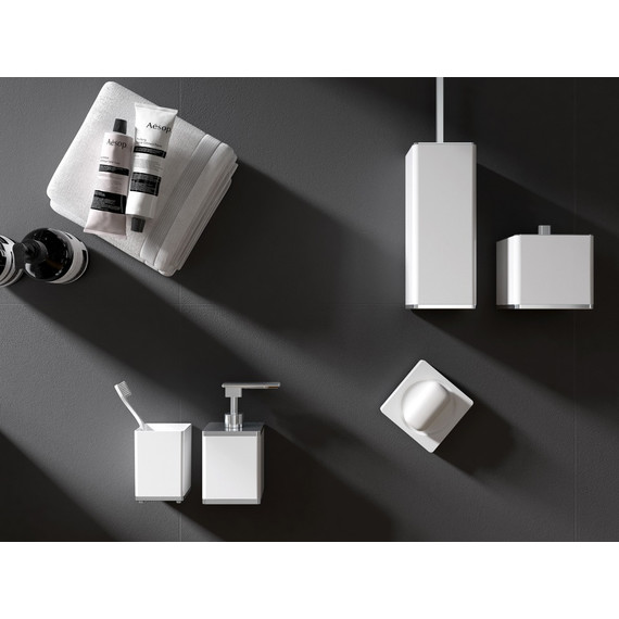 Ёршик для унитаза Boheme 10949-W-CR, цвет белый/хром фото 2