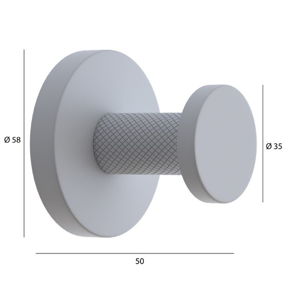 Крючок Boheme Uno 10976-BRB, цвет брашированная бронза фото 4