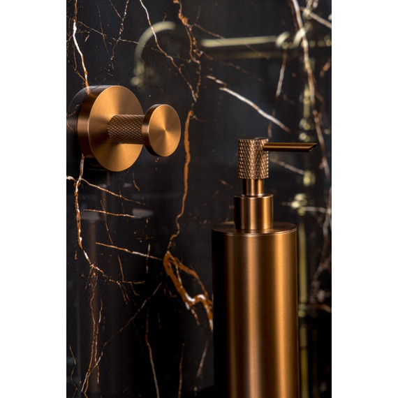 Дозатор для жидкого мыла Boheme Uno 10980-BRB, цвет брашированная бронза фото 2