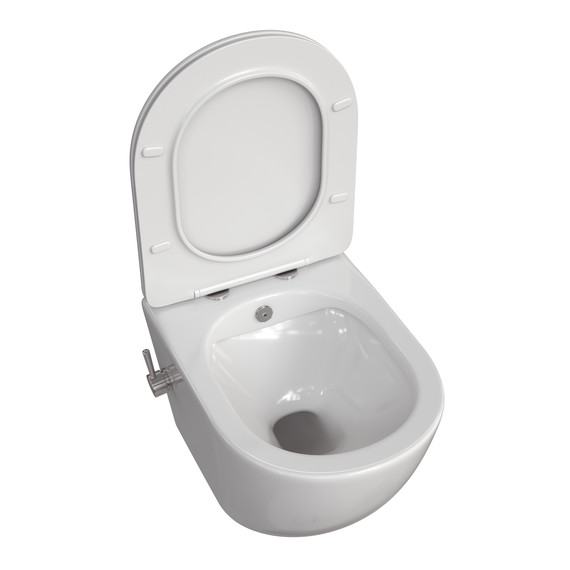 Унитаз-биде подвесной Taliente Amato AM25010 SMcromo с крышкой микролифт фото 3