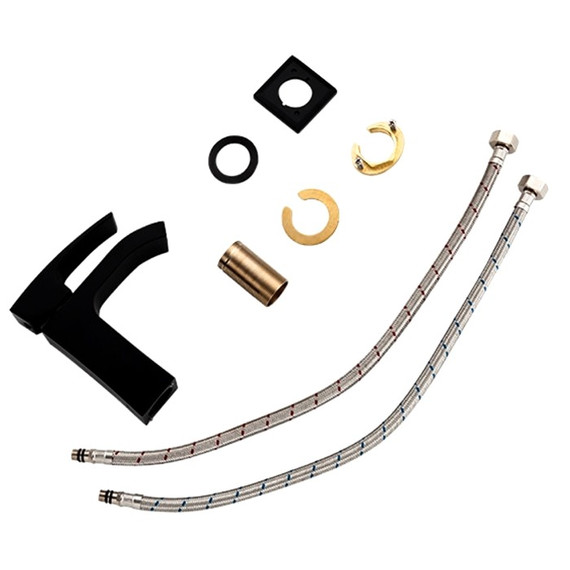 Смеситель для раковины Gappo G1007-6, черный фото 9