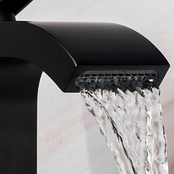 Смеситель для раковины Gappo G1007-6, черный фото 6