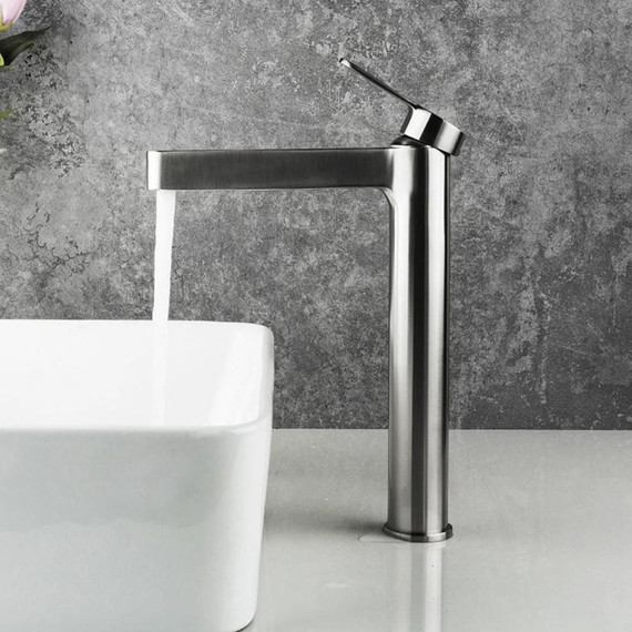 Смеситель для раковины высокий Gappo G1099-32, сатин, Цвет производителя: сатин фото 2