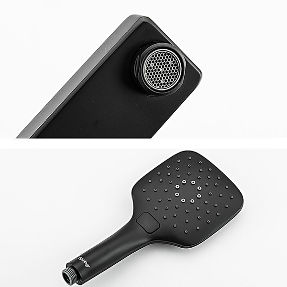 Смеситель для ванны Gappo G1117-6, черный фото 6