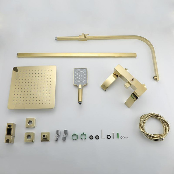 Душевая стойка Gappo Jacob G2407-3, золото фото 43