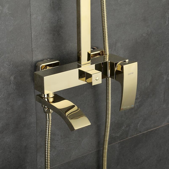 Душевая стойка Gappo Jacob G2407-3, золото фото 41