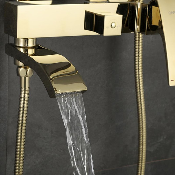 Душевая стойка Gappo Jacob G2407-3, золото фото 6