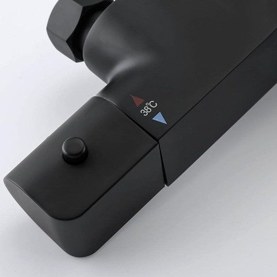 Душевая стойка с термостатом Gappo G2407-60, черный фото 9