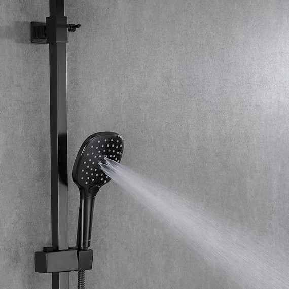 Душевая стойка Gappo G2417-9, оружейная сталь фото 6