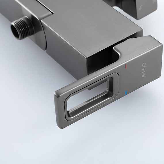 Душевая стойка Gappo G2417-9, оружейная сталь фото 11