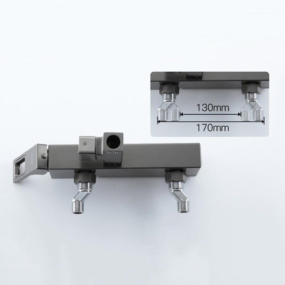 Душевая стойка Gappo G2417-9, оружейная сталь фото 13