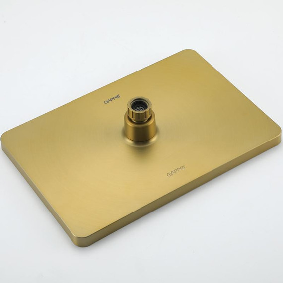 Душевая стойка с термостатом Gappo G2491-3, золото, Цвет производителя: золото фото 21