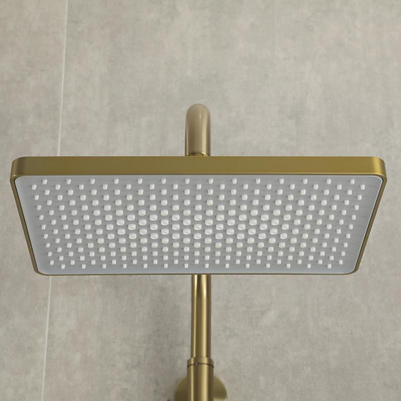 Душевая стойка с термостатом Gappo G2491-3, золото, Цвет производителя: золото фото 38