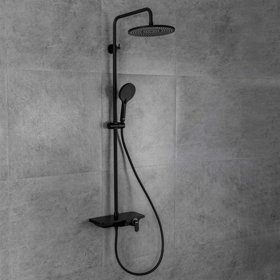 Душевая стойка Gappo G2495-5, черный фото 2